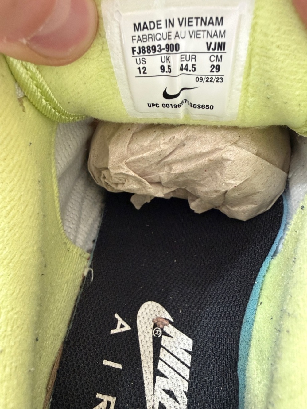 Nike Men’s Air Max 1. Custom, Nike By You. Size 10.5 - Picture 10 of 11